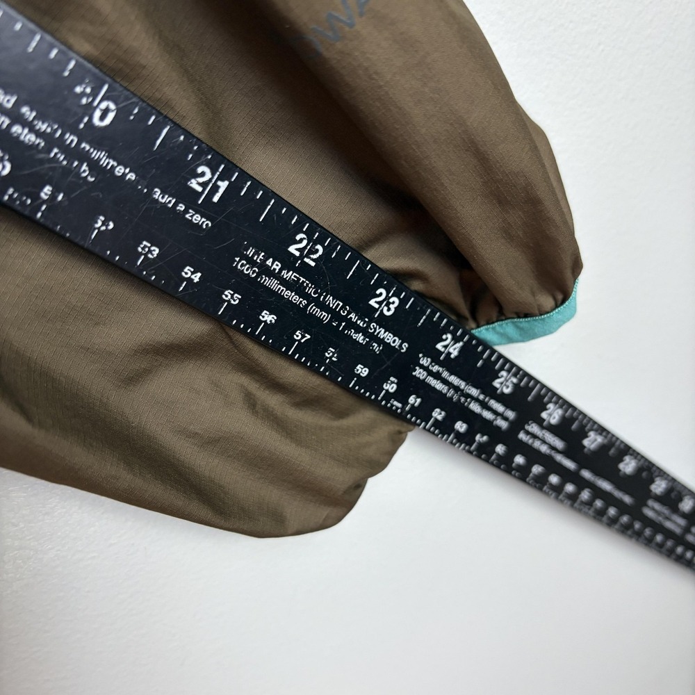 The North Face Windwall Jacket Mens Medium Blue Hooded Half Zip Windbreaker‎ - Picture 9 of 12